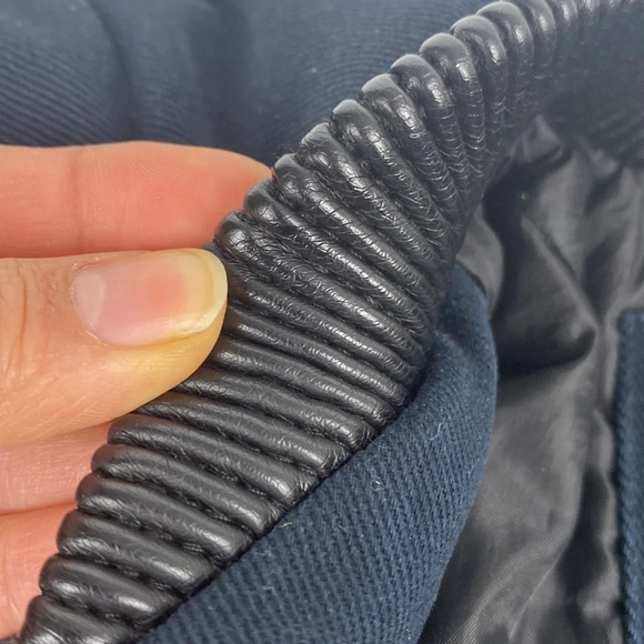 Shabby chic Khujo vintage zip  up moto military field jacket size large - Picture 10 of 17